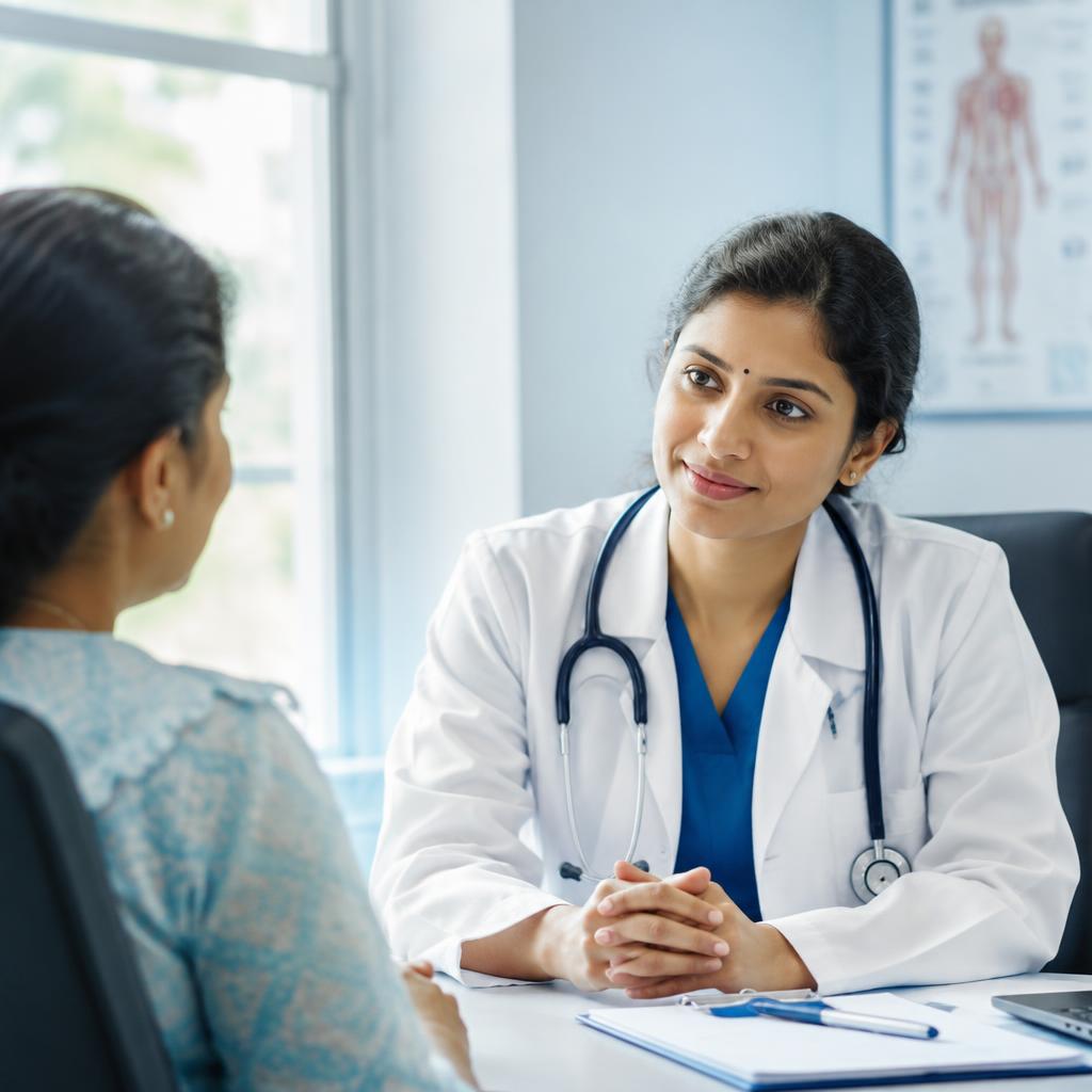 Healthcare consultation and professional patient discussion